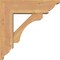 Ekena Millwork Legacy Traditional Smooth Bracket w/ Offset Brace, Western Red Cedar, 5 1/2"W x 16"D x 16"H BKT0604X16X16LEC01SWR - alternate 4